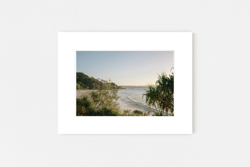 Wategos Beach Memento Print